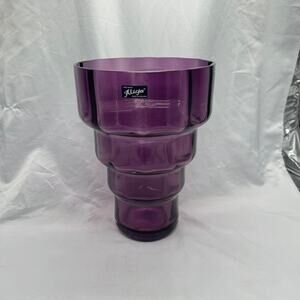 VTG mid century Alicja polish glass vase